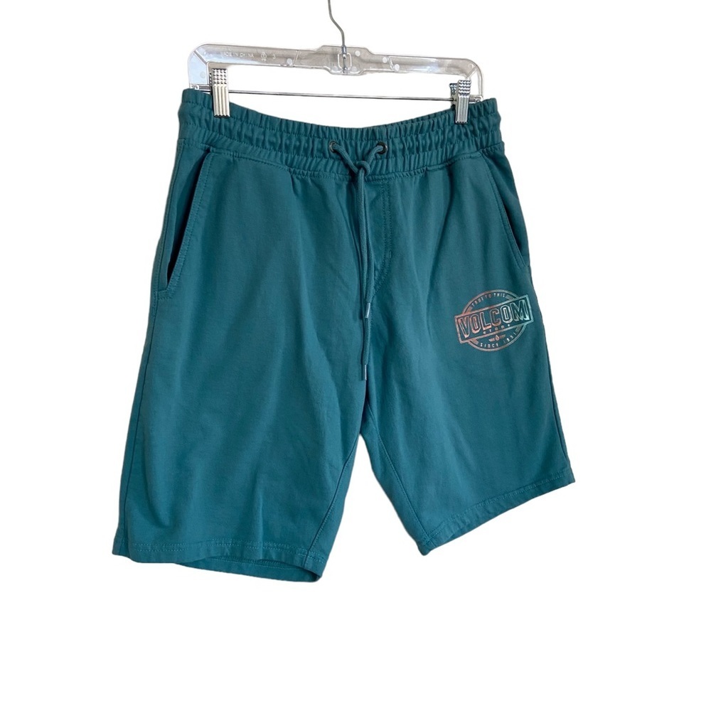 VOLCOM ROUNDABOUT FLEECE SHORTS - Picture 2 of 9